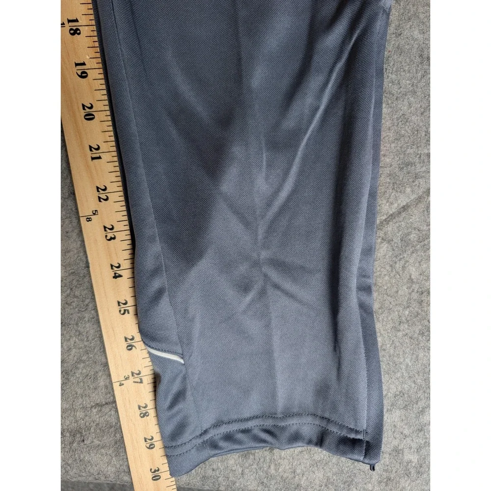 Adidas‎ Aeroready Grey White Striped Track Pants Mens Athletic Activewear New